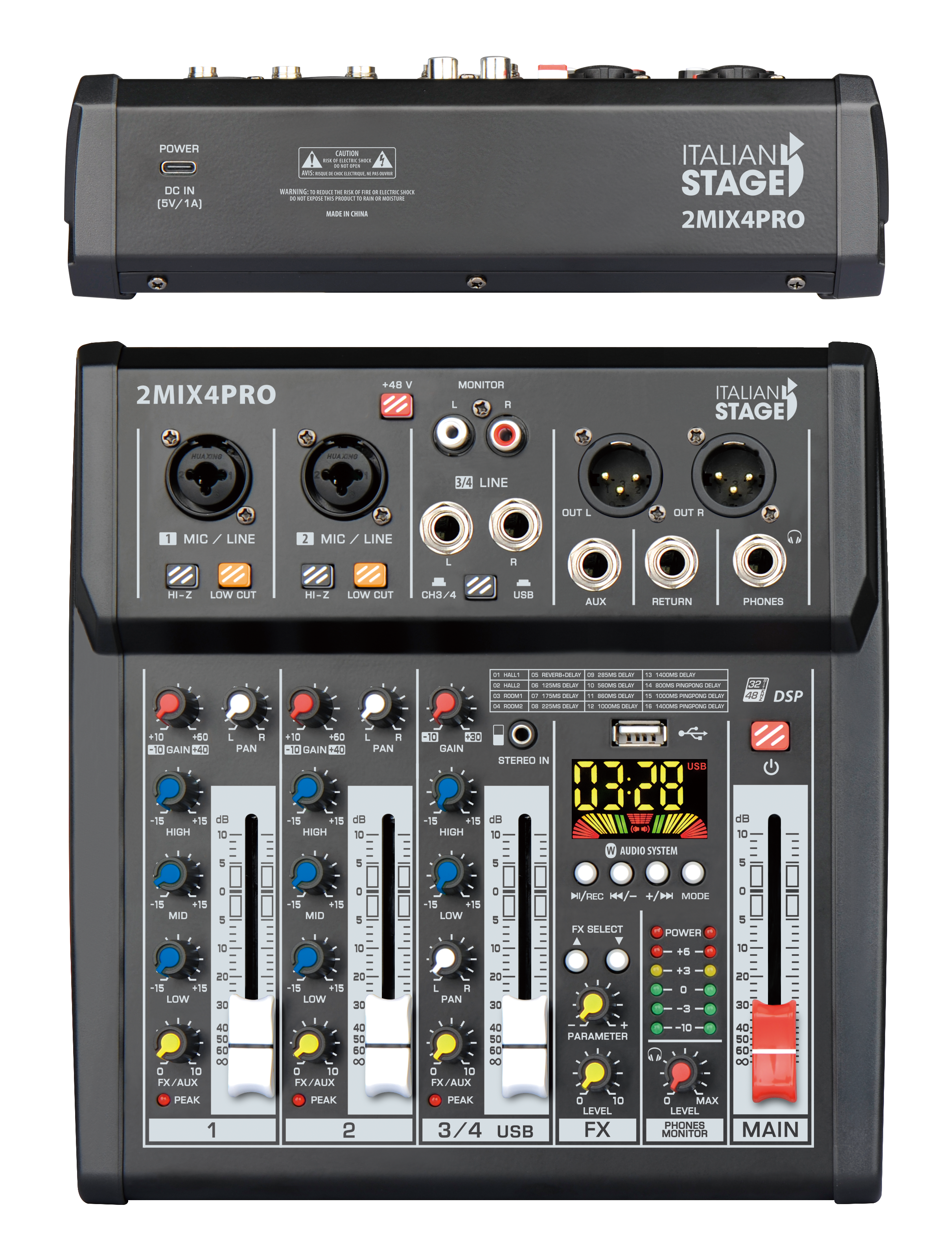 ITALIAN STAGE IS 2MIX4PRO